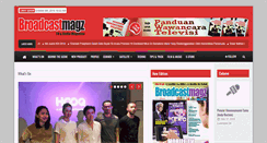 Desktop Screenshot of broadcastmagz.com